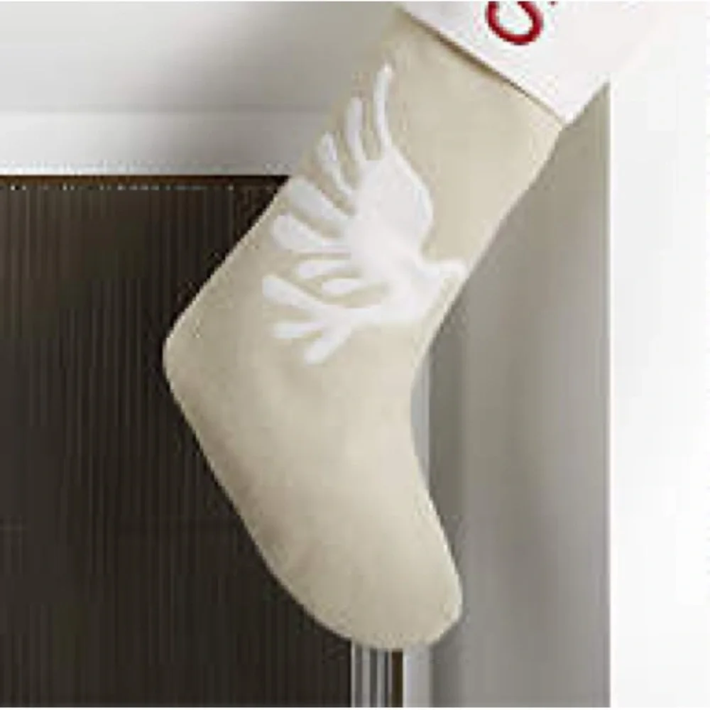 Crate & Barrel Wool Dove Christmas Stoking by Lucia Eames